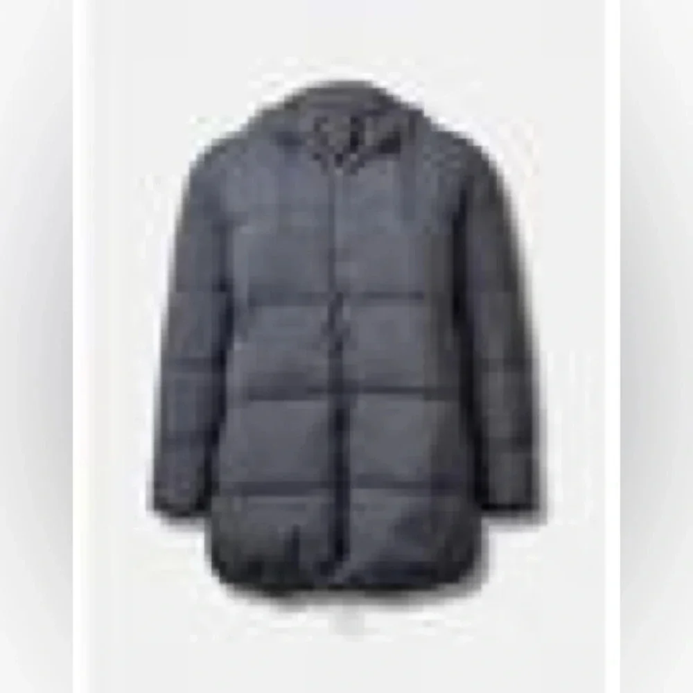 TORRID Longline Hooded Puffer NWT in space dye gray 14/16W - Picture 5 of 15